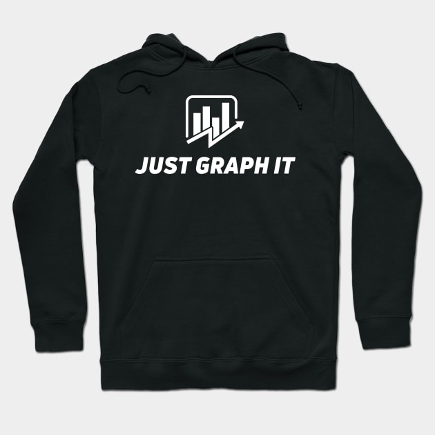 just graph it white Hoodie by Toad House Pixels